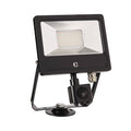 Collingwood Black 20W Colour Switchable Floodlight IP65 PIR