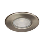 Collingwood H2 Lite Dimmable Fire Rated Fixed Downlight Brushed Steel 3000K