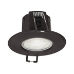 Collingwood H2 Lite Dimmable Fire Rated Fixed Downlight Matt Black 3000K