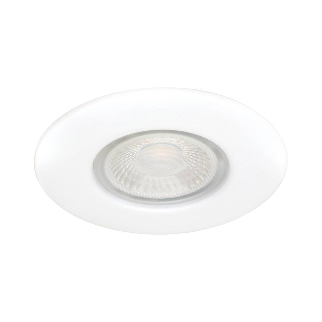 Collingwood H2 Lite IP65 Dimmable Fire Rated Fixed Downlight Matt White 3000K