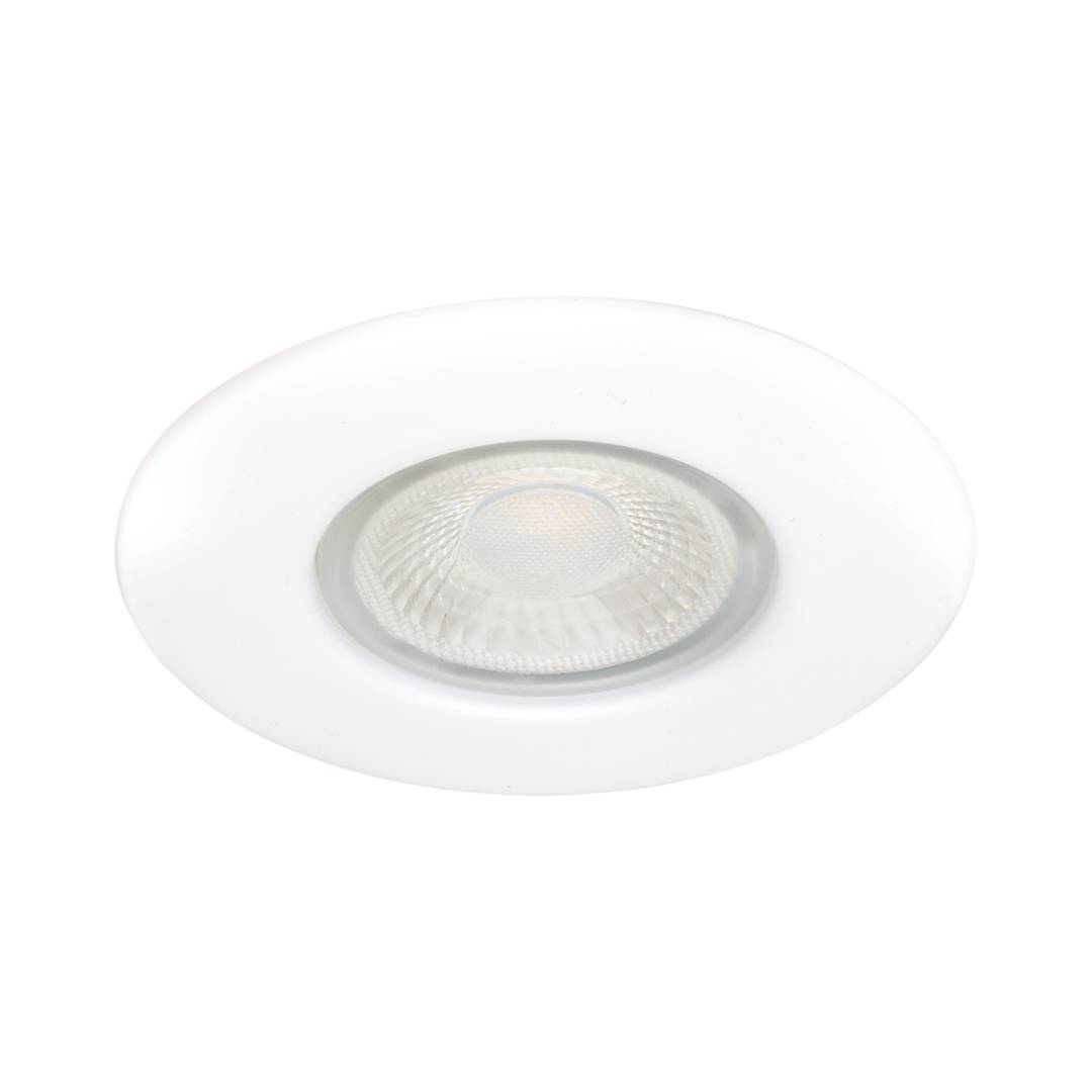 Collingwood H2 Lite IP65 Dimmable Fire Rated Fixed Downlight Matt White 4000K