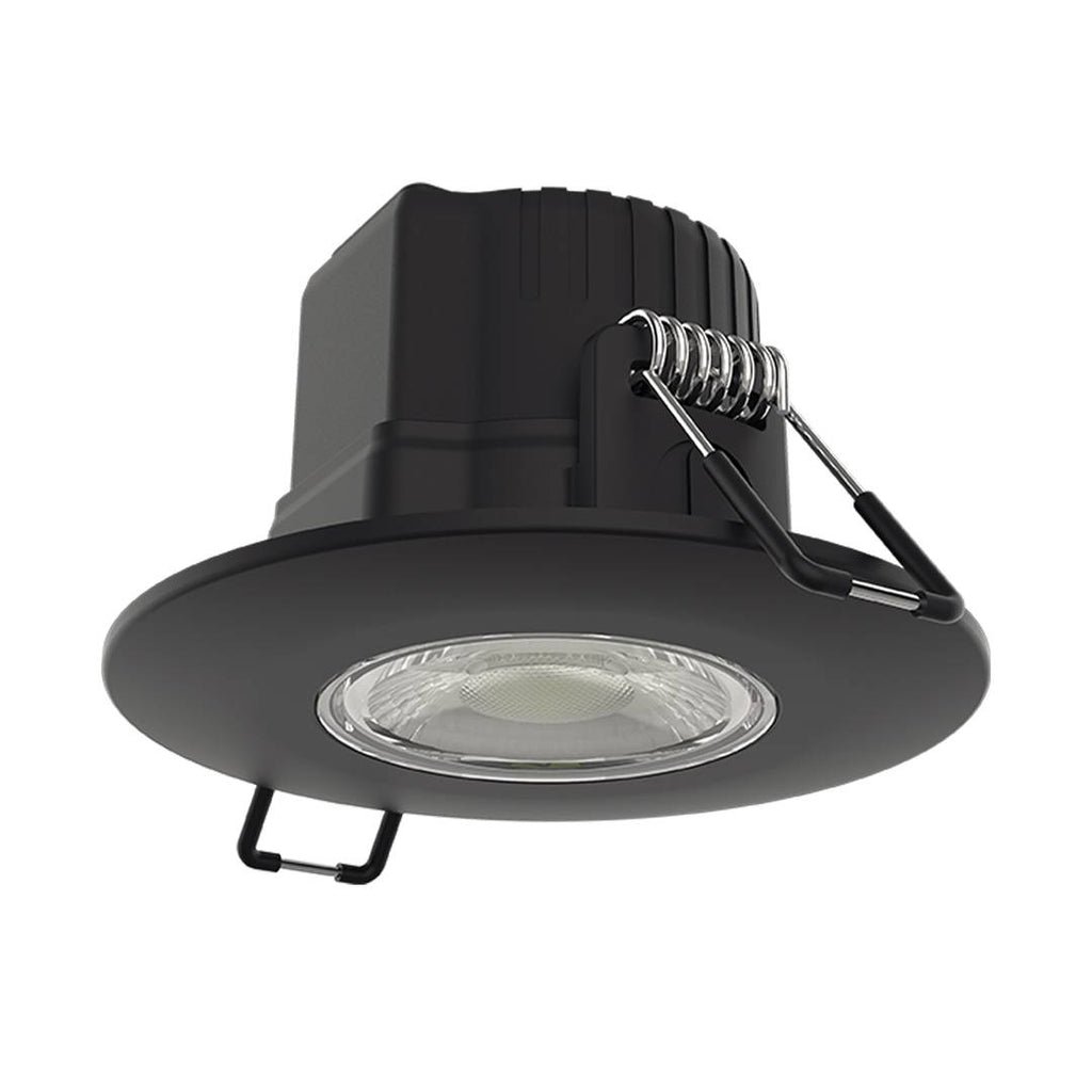 Collingwood H2 Pro Extreme CSP IP65 CCT Switchable Outdoor Soffit Coastal Downlight Black 2200K / 2700K / 3000K