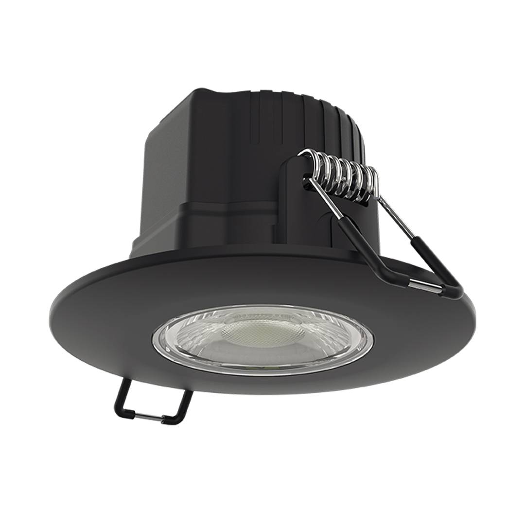 Collingwood H2 Pro Extreme CSP IP65 CCT Switchable Outdoor Soffit Coastal Downlight Black 2200K / 2700K / 3000K