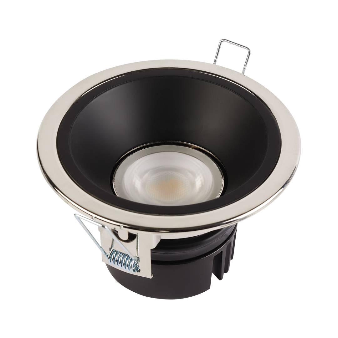Collingwood H5 1000 Dimmable Fire Rated Fixed Downlight Brushed Steel 2700K / 3000K / 4000K