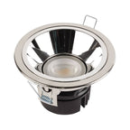 Collingwood H5 500 Dimmable Fire-Rated Fixed Downlight Brushed Steel 2700K / 3000K / 4000K