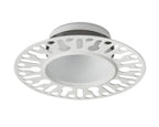 Collingwood H5 Trimless Plaster-in Dimmable Fire-Rated Fixed Downlight Matt White 4000K