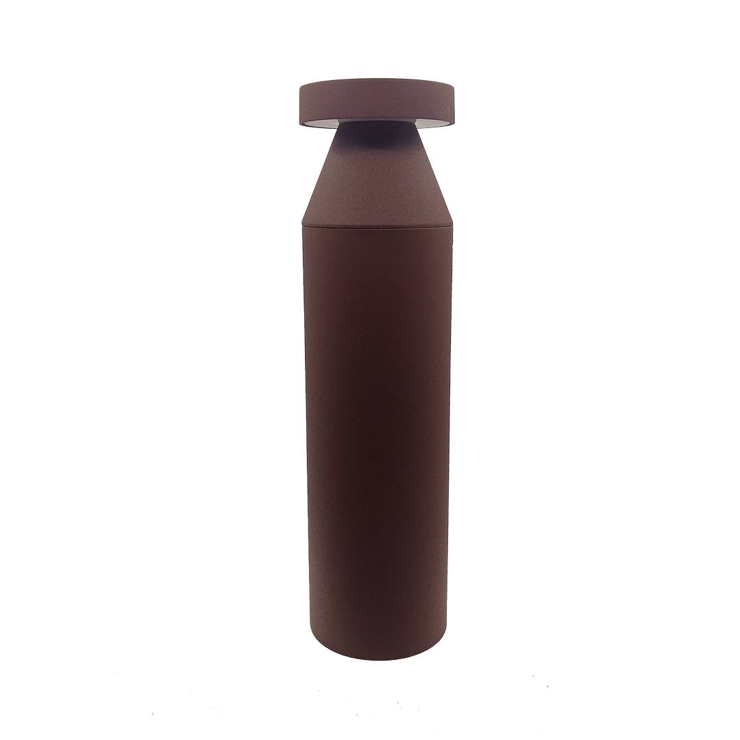 Collingwood Slim Bollard Column 300mm Round Corten CSP
