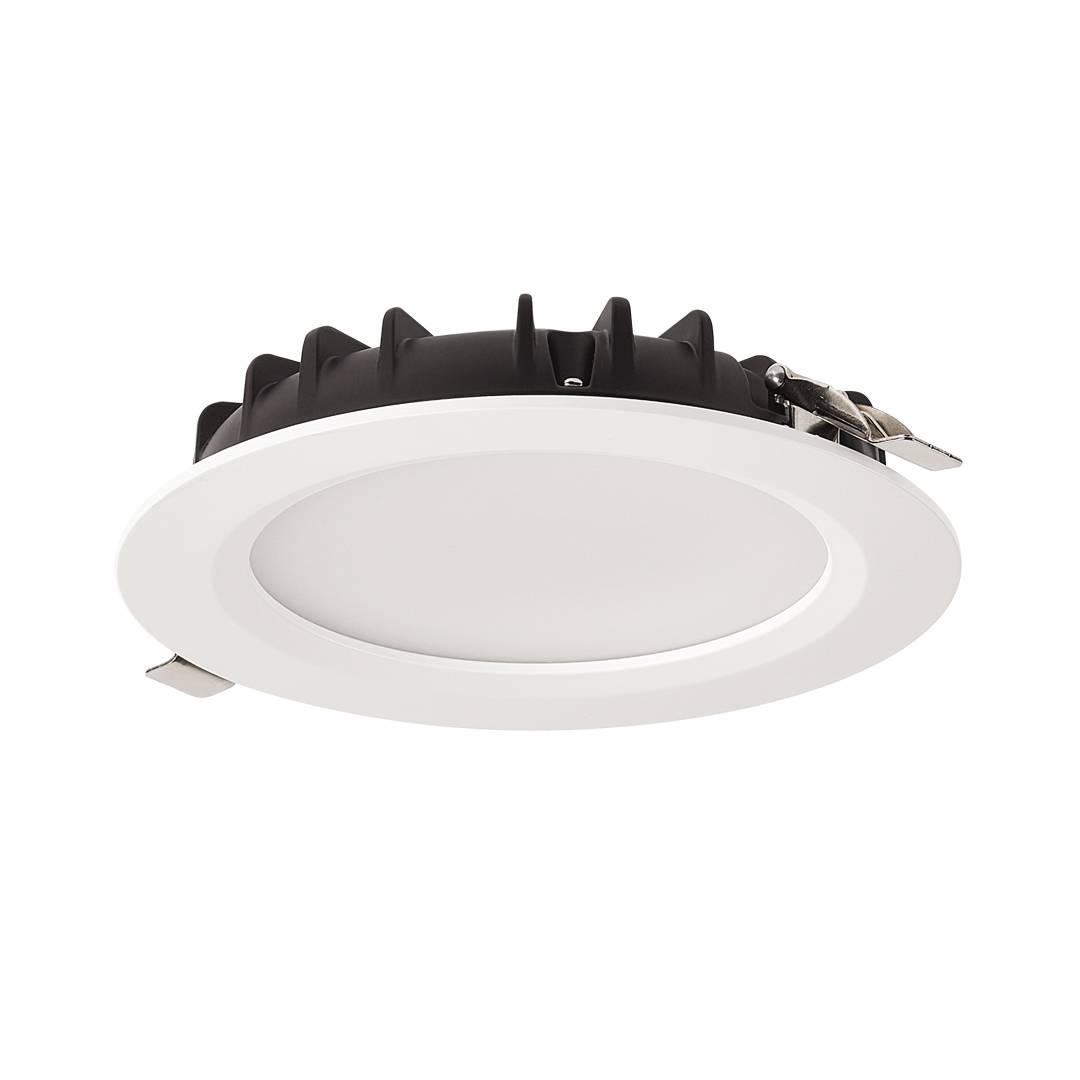 Collingwood Thea Lite CSP 150mm 14W Mains-Dimmable Colour Switchable IP54 Downlight in White