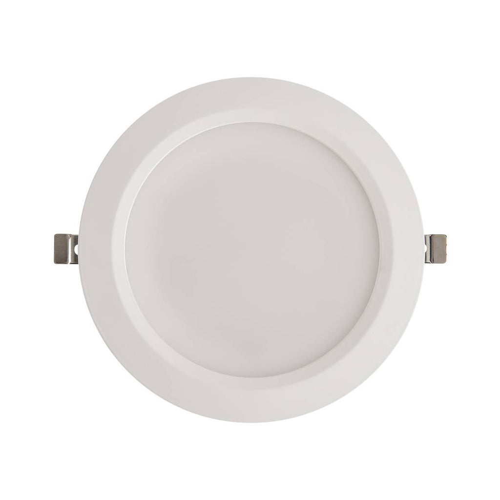 Collingwood Thea Lite CSP 200mm 20W Mains-Dimmable Colour Switchable IP54 Downlight in White