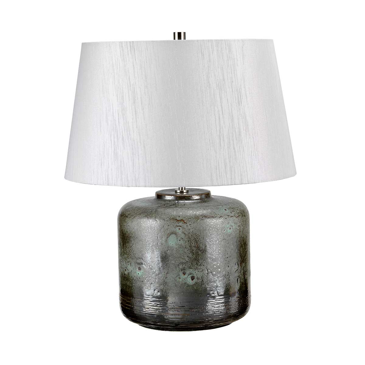 Elstead Columbus Tall Table Lamp in Silver