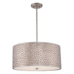 Quoizel Confetti Large 4 Light Pendant Light in Old Silver