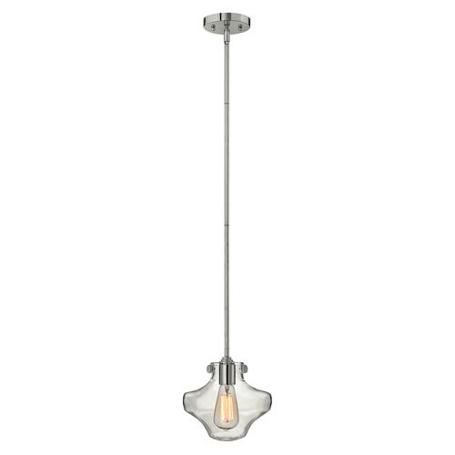 Hinkley Congress 1 Light Pendant Light in Chrome