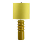 Elstead Contour Table Lamp in Lime Ceramic