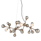 Corbett Element 20 Light Linear Pendant Light in Vienna Bronze