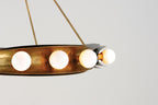 Corbett Hopper 9 Light Chandelier in Brass Bronze