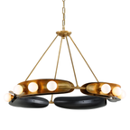 Corbett Hopper Large 12 Light Chandelier in Brass Bronze
