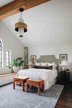 Corbett Melrose 6 Light Pendant Light in Vintage Brass