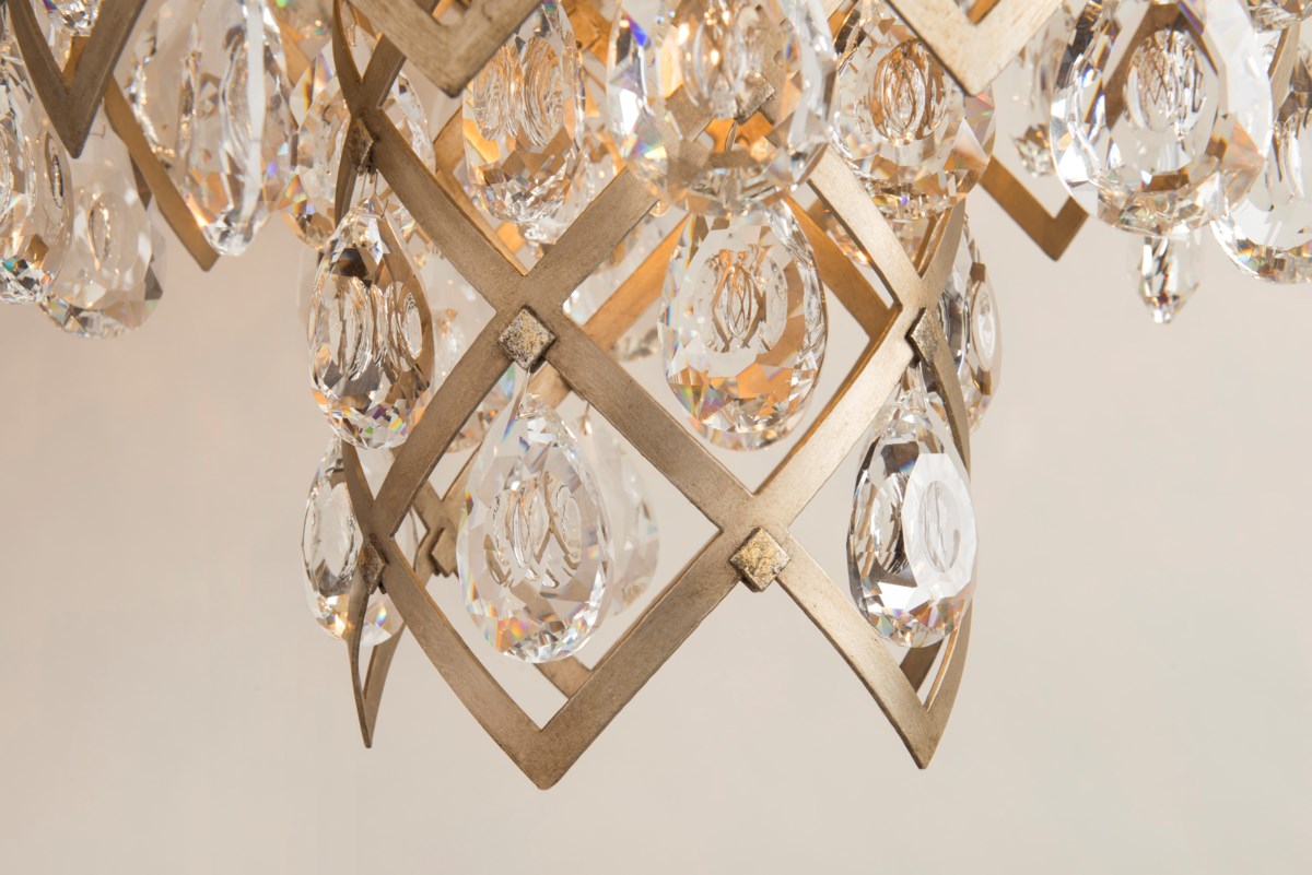 Corbett Tiara 2 Light Wall Light in Vienna Bronze