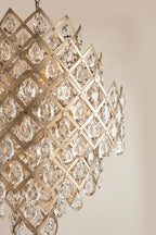 Corbett Tiara 7 Light Pendant Light in Vienna Bronze