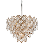Corbett Tiara 7 Light Pendant Light in Vienna Bronze
