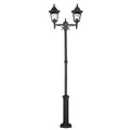 Elstead Chapel Twin Post Outdoor Light in Black