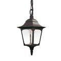 Elstead Chapel Outdoor Chain Lantern in Black