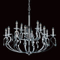 Novena Bruso 12 Light Multi-Arm Fitting Chrome Crystal Droplets CAS/905010
