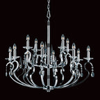 Novena Bruso 12 Light Multi-Arm Fitting Chrome Crystal Droplets CAS/905010