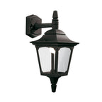 Elstead Chapel Mini 1 Light Down Outdoor Wall Lantern in Black
