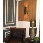 Elstead Crusader 2 Light Wall Light in Burnished Bronze