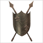 Elstead Crusader 2 Light Wall Light in Burnished Bronze