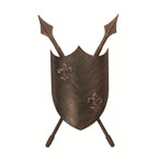 Elstead Crusader 2 Light Wall Light in Burnished Bronze