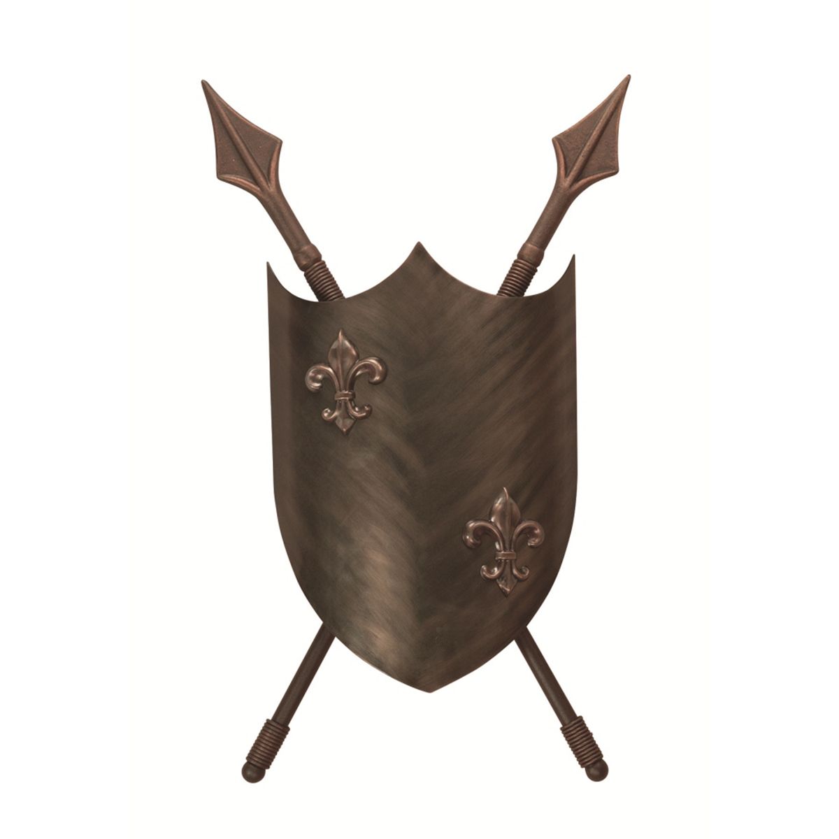 Elstead Crusader 2 Light Wall Light in Burnished Bronze