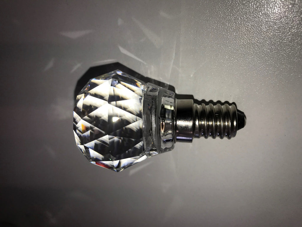 Crystal Golf Ball E14 LED Bulb 3Watt Warm White 3000K Non-Dimmable