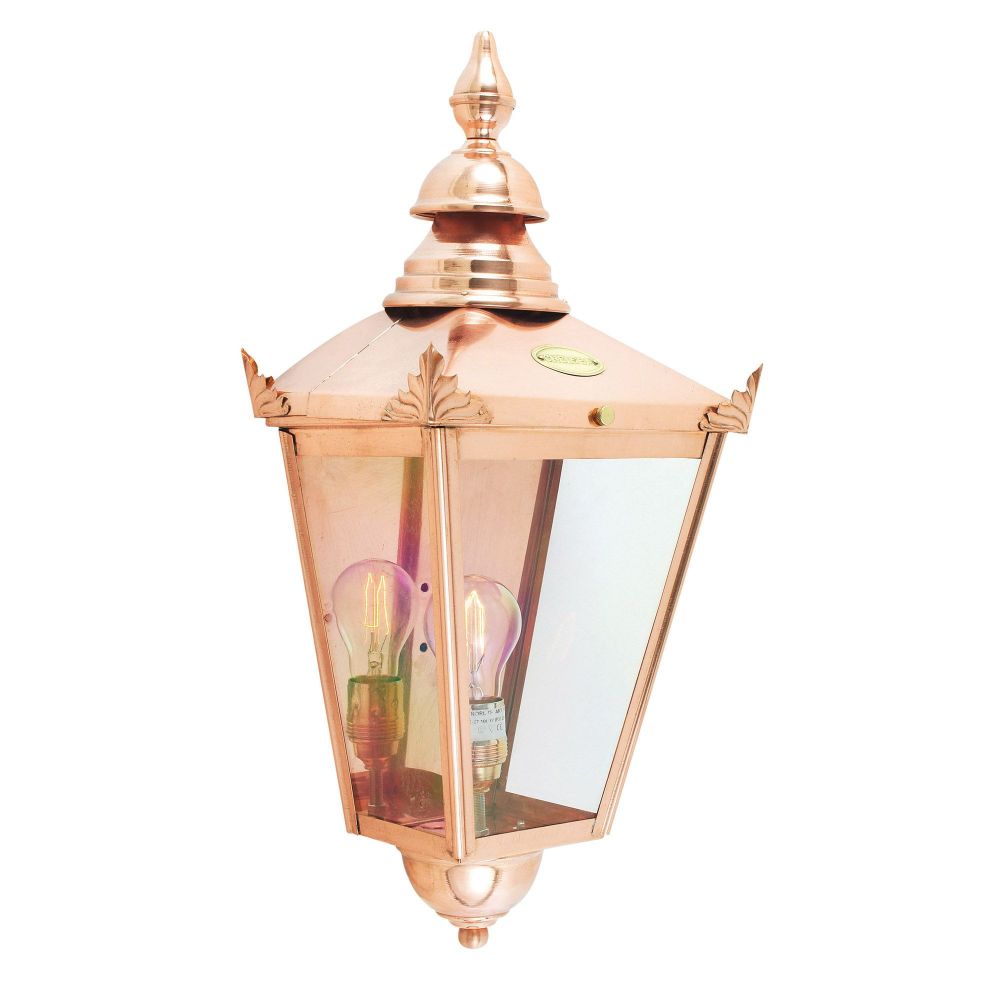 Norlys Chelsea Outdoor Half Lantern in Copper