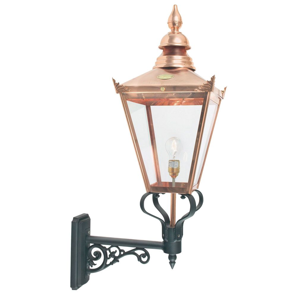 Norlys Chelsea Large Outdoor Wall Lantern in Copper