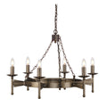 Elstead Cromwell 6 Light Chandelier in Old Bronze