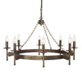 Elstead Cromwell 8 Light Chandelier in Old Bronze