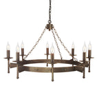 Elstead Cromwell 8 Light Chandelier in Old Bronze