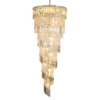Novena Skyhill 21 Light Crystal Pendant Light in Polished Chrome