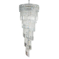 Novena Skyhill 21 Light Crystal Pendant Light in Polished Chrome