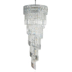Novena Skyhill 21 Light Crystal Pendant Light in Polished Chrome