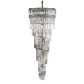 Novena Skyhill 21 Light Crystal Pendant Light in Antique Brass