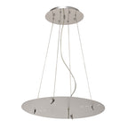 Diyas Colorado 10 Light Corkscrew Pendant Light in Polished Chrome with Crystal