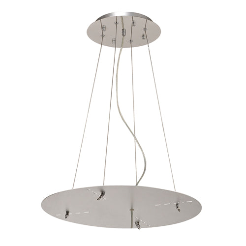 Diyas Colorado 9 Light Corkscrew Pendant Light in Polished Chrome with Crystal