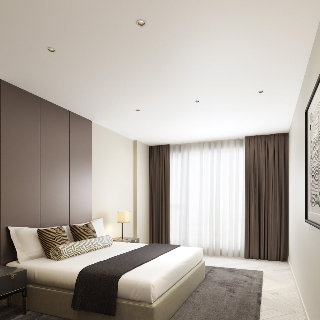 Decor Pro Round Fixed (4002658) in Textured White - Product Image 1
