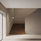Decor Pro Round Flush Fixed (4002963) in Textured White - Insitu Image 1