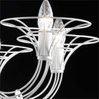 Metal Lux Dedalo 12 Light Chandelier in Polished Chrome