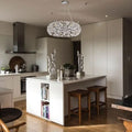 Regent Seyne 20 Light Pendant Light in Polished Chrome with Crystal