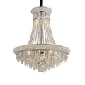 Diyas Alexandra 13 Light Pendant Light in Polished Chrome with Crystal